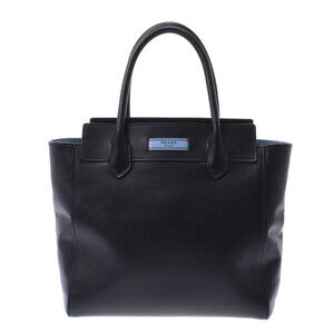 Prada Etiquet Black Calfskin Handbag